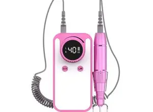 Portable Nail Drill 35000 RPM: Professional Electric Nail File for Acrylic Nails, Gel Removal and Salon Use
