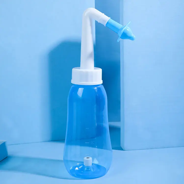 Portable allergy saline nasal rinse Nose Cleaner Bottle Bình rửa mũi chống dị ứng di động Bình rửa mũi