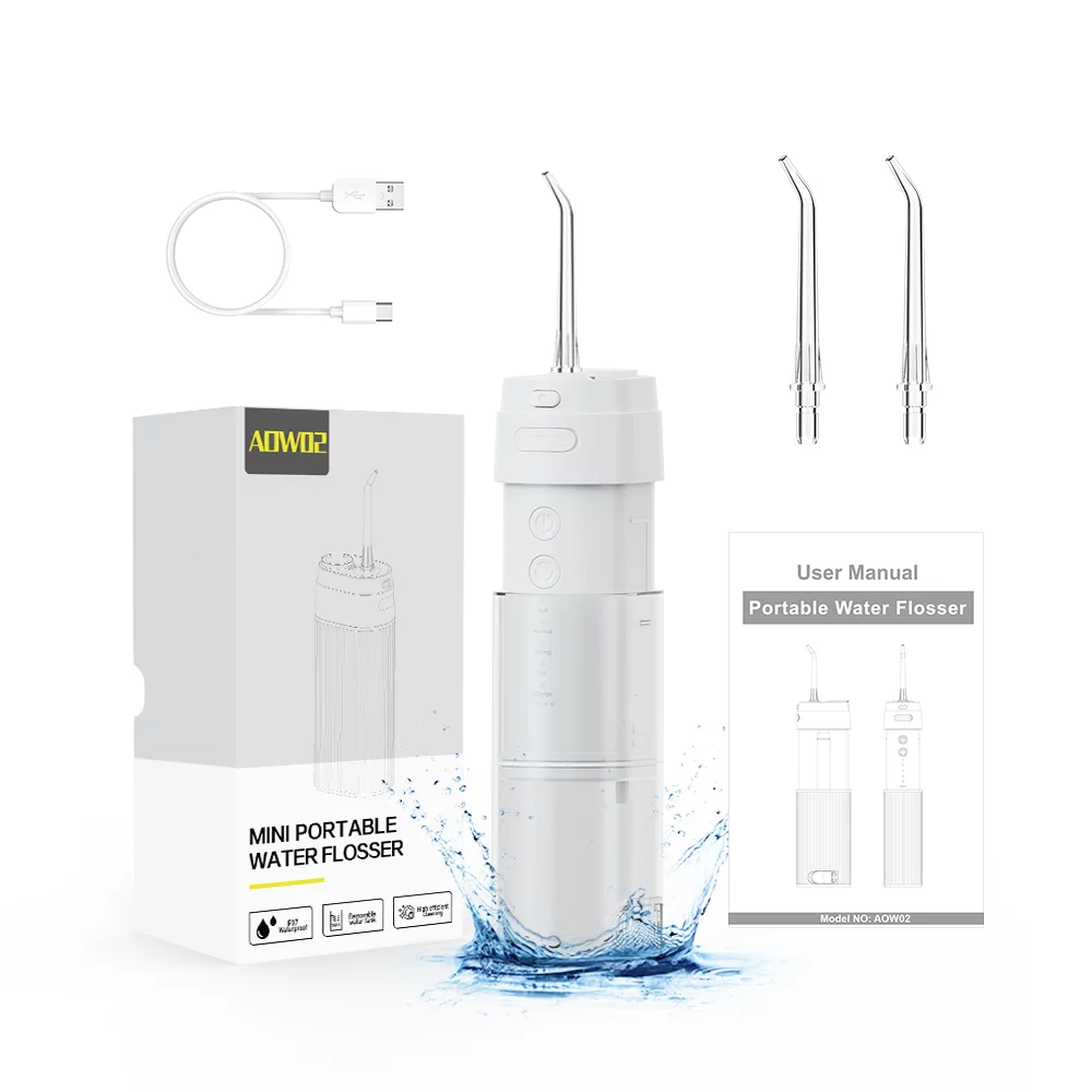 OEM Portable Mini Water Flosser Automatic 180ml For Teeth Cleaning Máy tăm nước mini cầm tay OEM tự động 180ml dùng để vệ sinh răng miệng
